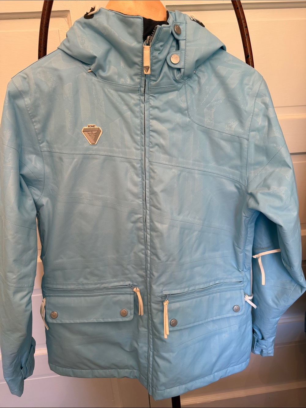 Rome SDS Snowboard Jacket Waterproof Ski Coat Powder Skirt Vents Women’s M